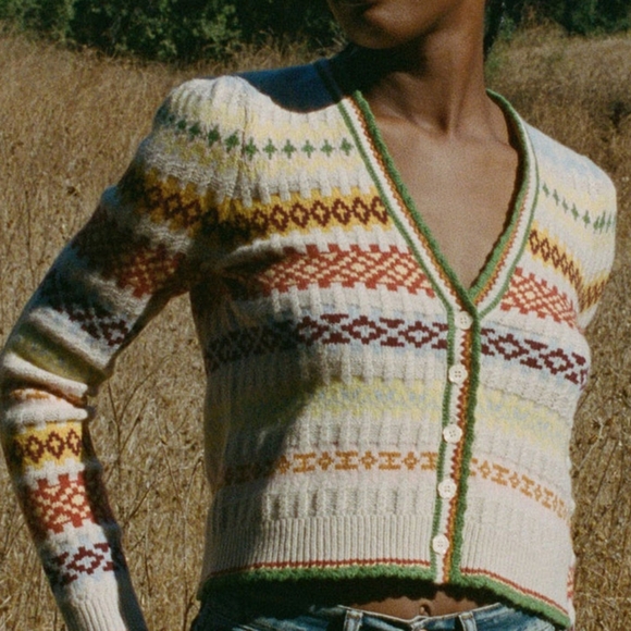 Cashmere DOEN ALBA CARDIGAN in cream Monte Rosa L - Picture 3 of 10